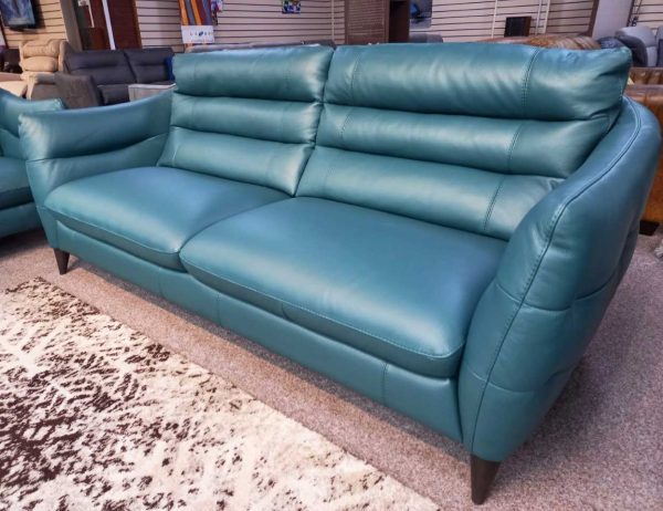 Classic Calia Italia 3 Seater Italian Leather Sofa
