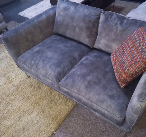 2 Seater Smudged Fabric