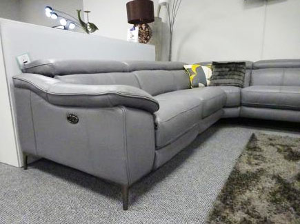 Josephine Grey Corner Sofa