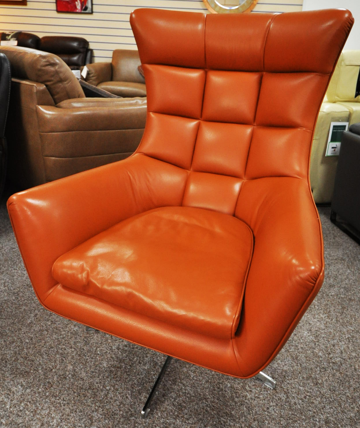 Jacob Calia Italia Prima Sofa, Calia Leather Chair