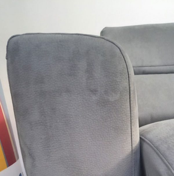 Fallini - Grey Fabric corner reclining sofa 2