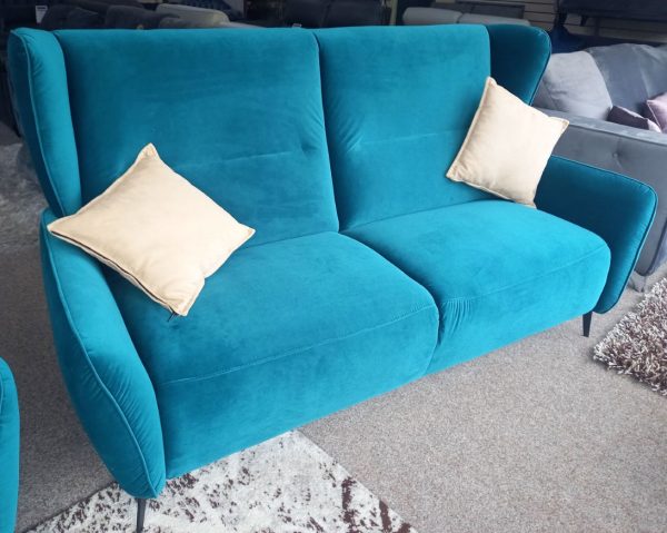Blue 3 Seater Sofa 3