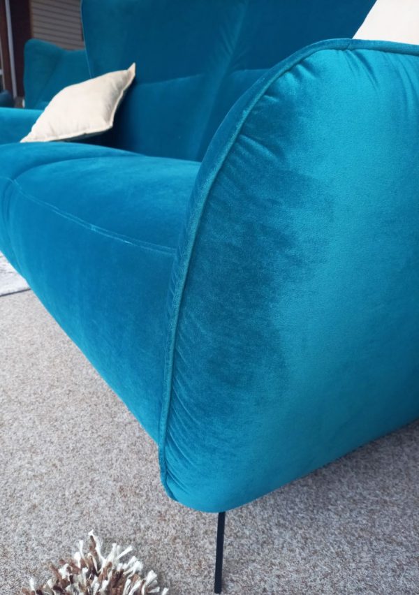 Blue 3 Seater Sofa 2