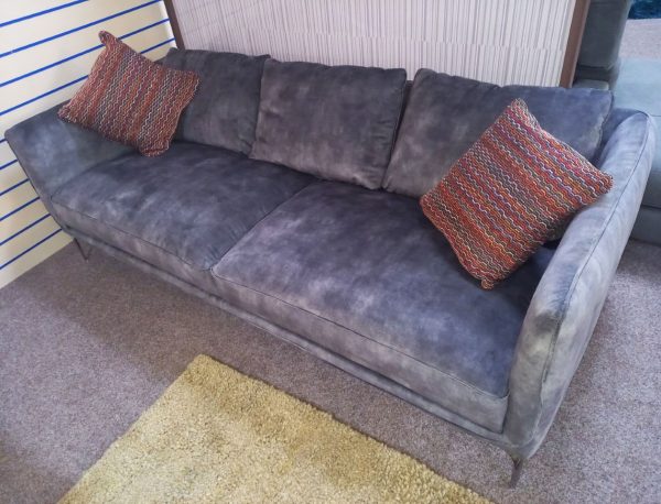 3 Seater Smudged Fabric 7