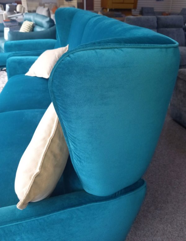 Blue 3 Seater Sofa