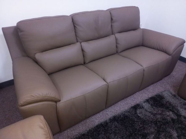 Brown 3 Seater