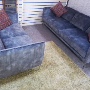 3 Seater Smudged Fabric 3