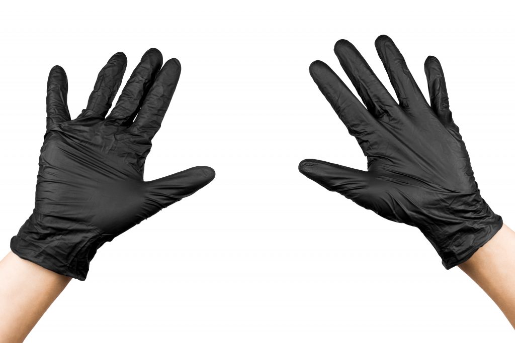 black gloves 